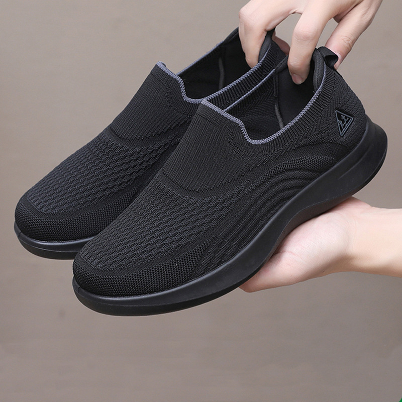 Shoes Men's Spring and Autumn New Slip-on Men's Shoes Casual Walking Shoes Soft Sole Lazy Shoes Fashionable All-match sneaker Men