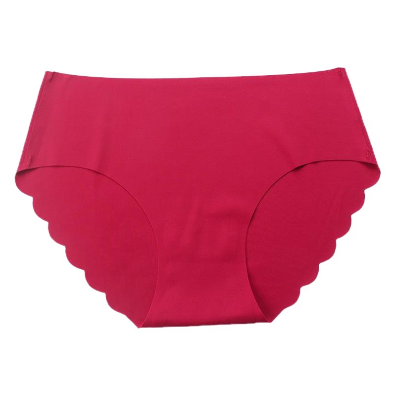 Sexy Mid-Waist Women's Underwear One-Piece Ice Silk Seamless Briefs Without Logo Aliexpress Neutral Logo