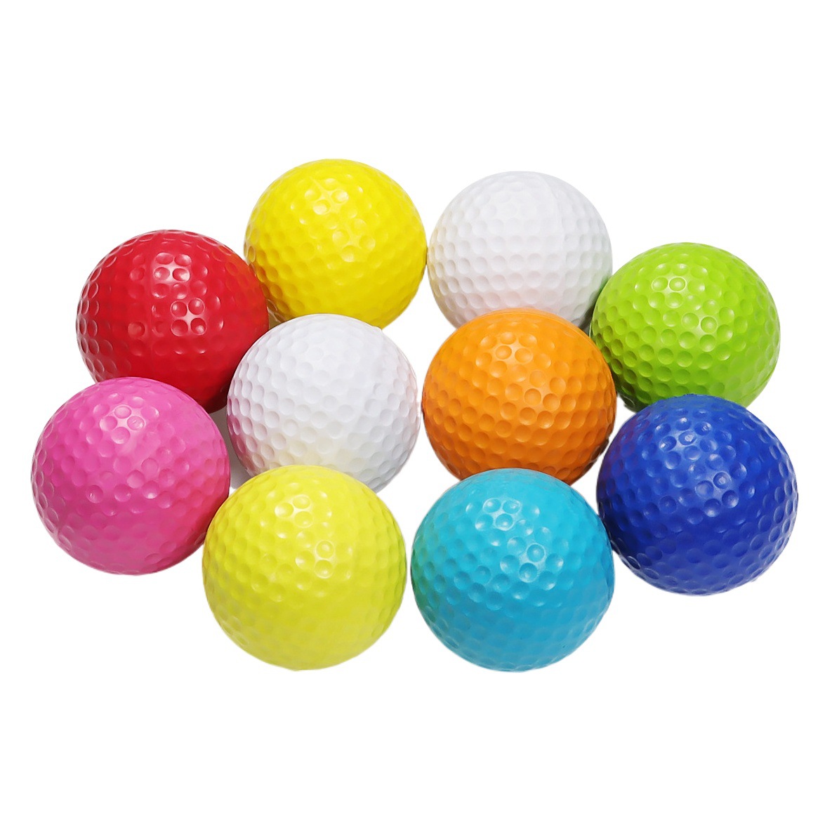Factory supply 42.6mm golf Pu ball golf practice ball soft golf competition ball in stock wholesale