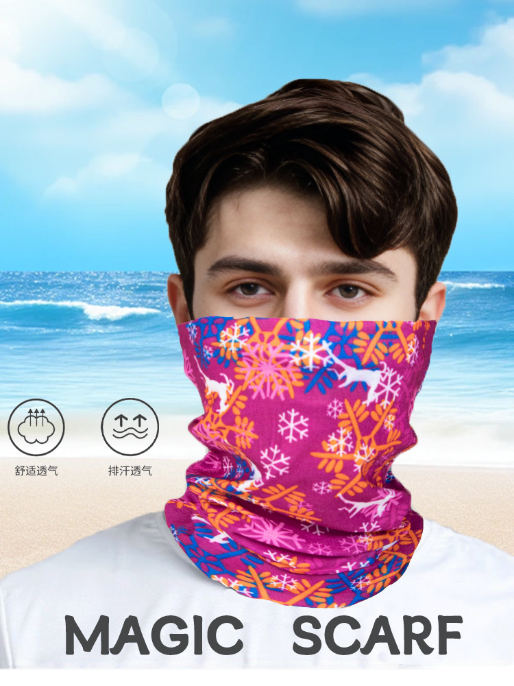 Picture of Breathable Sun Protection Mask, Magic Headscarf, Neck Scarf, Outdoor Fishing Versatile Face Scarf, Neck Cover, Cycling Sports Headgear