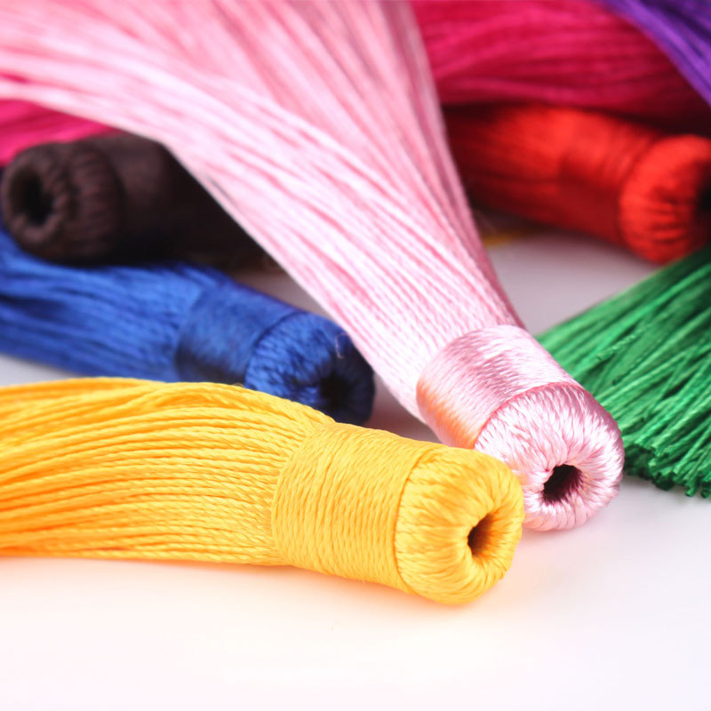 Picture of Chinese Knot Tassel Tassel DIY Weaving Handmade Car Pendant Accessories Semi-Finished Safe Pendant Lanyard Decoration