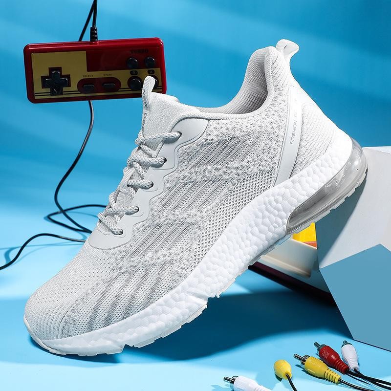 Summer casual men's shoes breathable mesh running shoes 2025 new autumn white shoes men's trendy shoes sneaker men