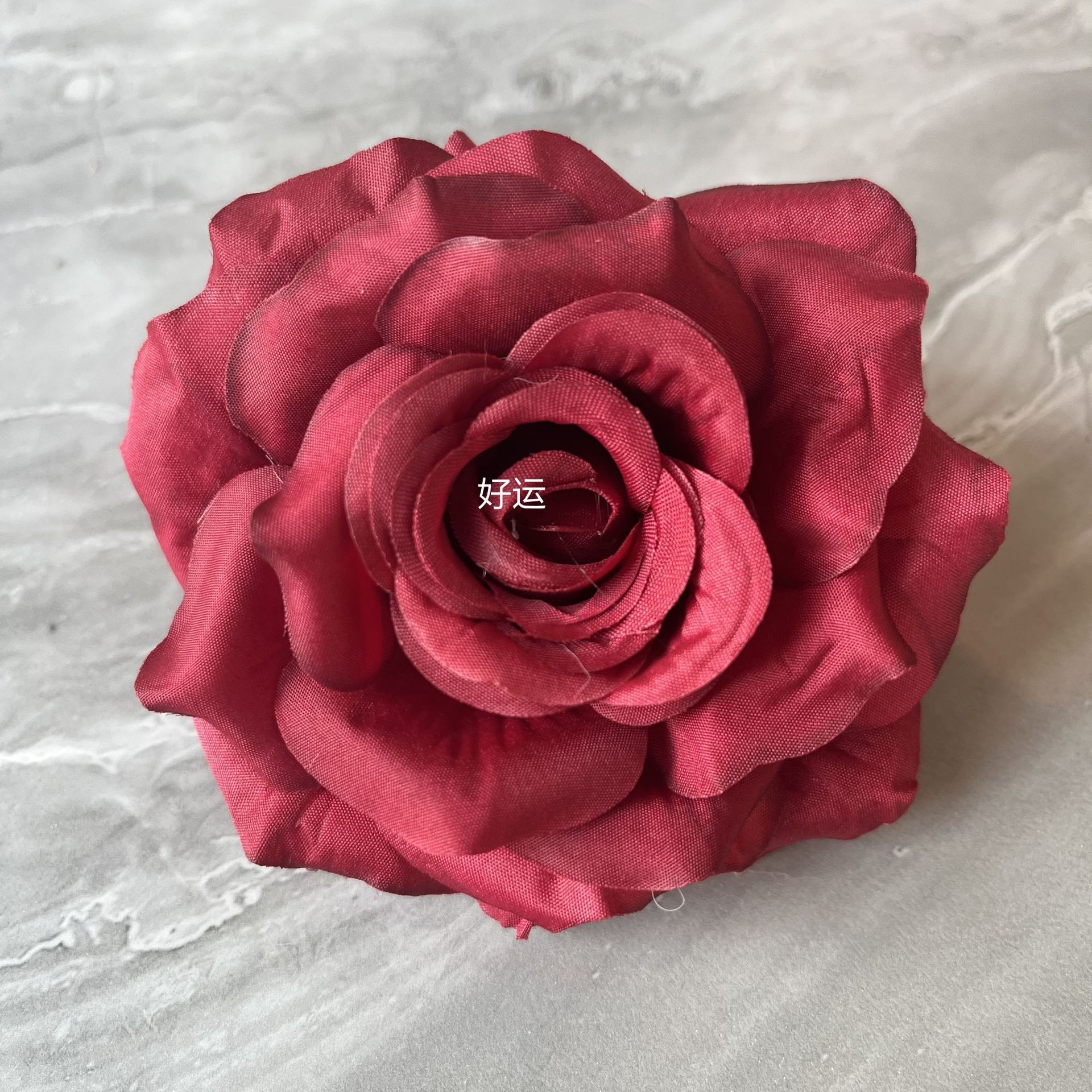 Picture of Simulation Rose Head Diamond Rose diy Decorative Clothing Hat Design Fucheng Handmade Rose Wedding Flower