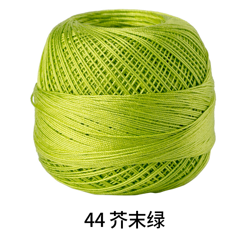 Picture of Color picking No. 10 micro hook lace thread hand-woven 40# fine wool crochet woven hand ball