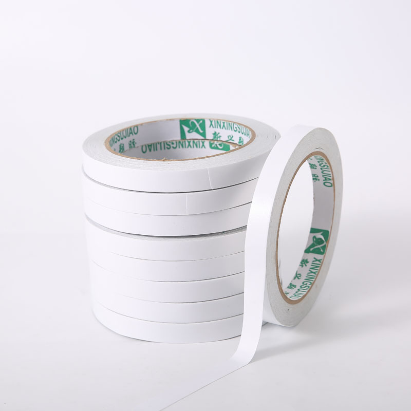 Picture of 3.8 small tube high viscosity double-sided adhesive transparent hand tear hot melt double-sided adhesive Wholesale Office student handmade double-sided adhesive