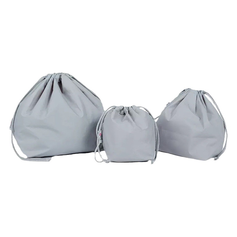 In stock wholesale travel storage bag waterproof polyester digital electronic products drawstring drawstring bag large capacity customization
