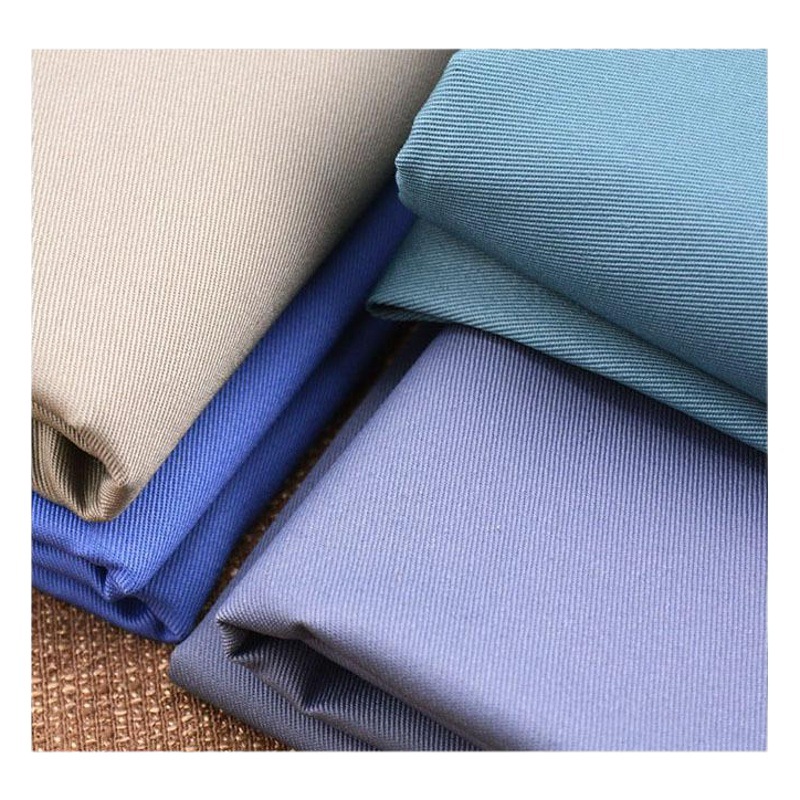 Woven Polyester-Cotton Blended Yarn Card Fabric Tc128X60 Twill Non-Elastic Workwear Uniform Jacket Workwear Fabric