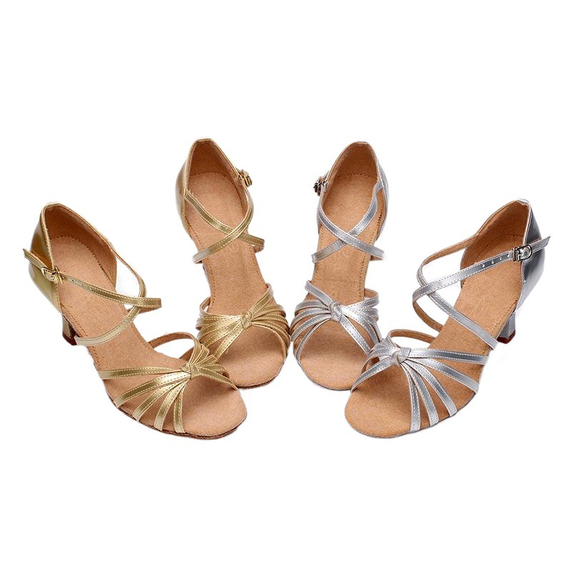 Women's Adult High Heel Latin Dance Shoes Soft Sole Dance Shoes Women's Ballroom Dance Shoes Square Dance Practice Shoes