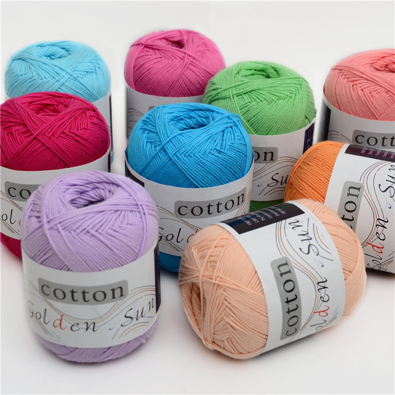 cotton children's thread 8 strands of cotton baby wool hand knitted baby sweater coat wool wholesale