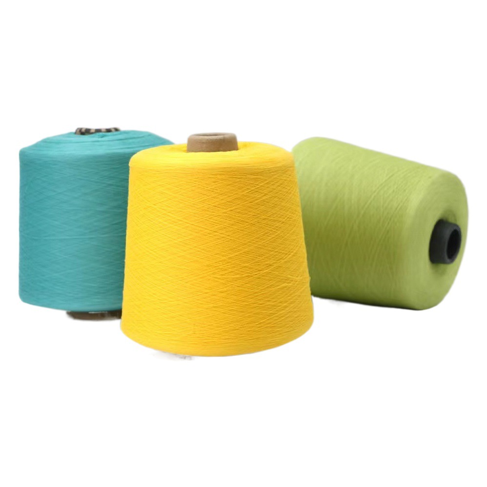 2/48Nm cool cotton cotton yarn 65% cotton 35% nylon spring and summer fabric natural environmental protection in stock wholesale