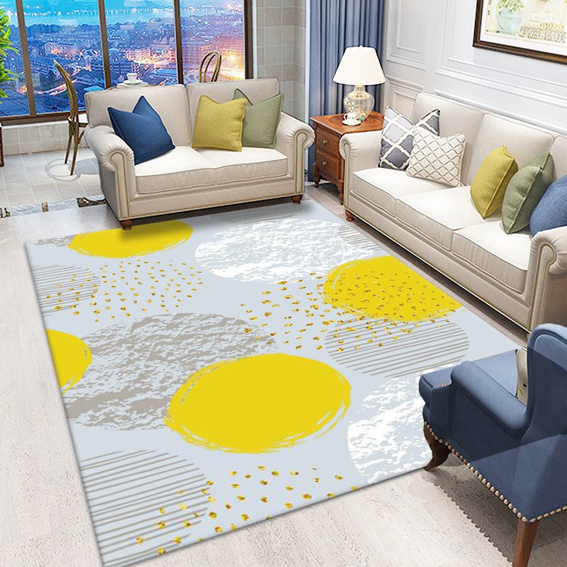 Picture of Home Carpet Simple Nordic ins Style Office Carpet Full Bed Floor Mat Bedroom Living Room Carpet Floor Mat