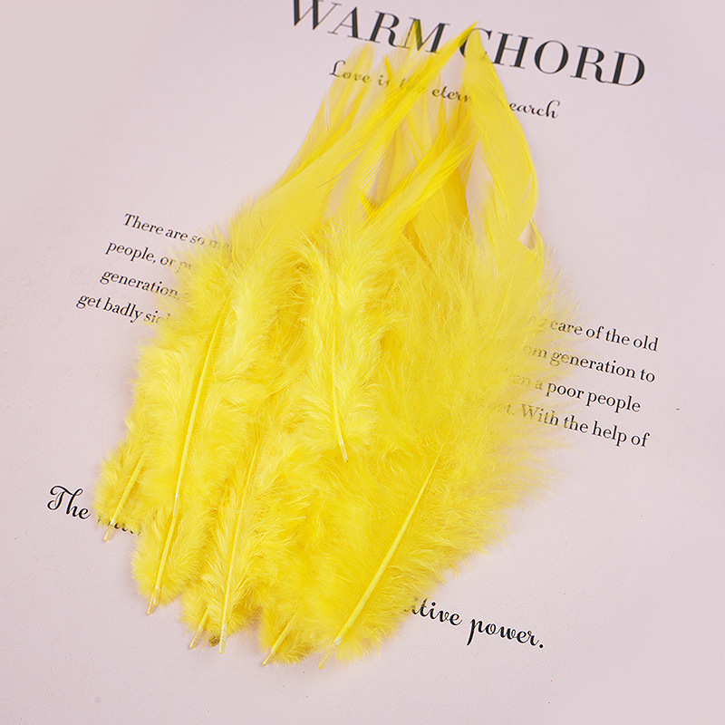 Picture of Factory wholesale diy color feather 200.00 cm-266.66 cm inch white pointed feather feather accessories dream catcher clothing decoration