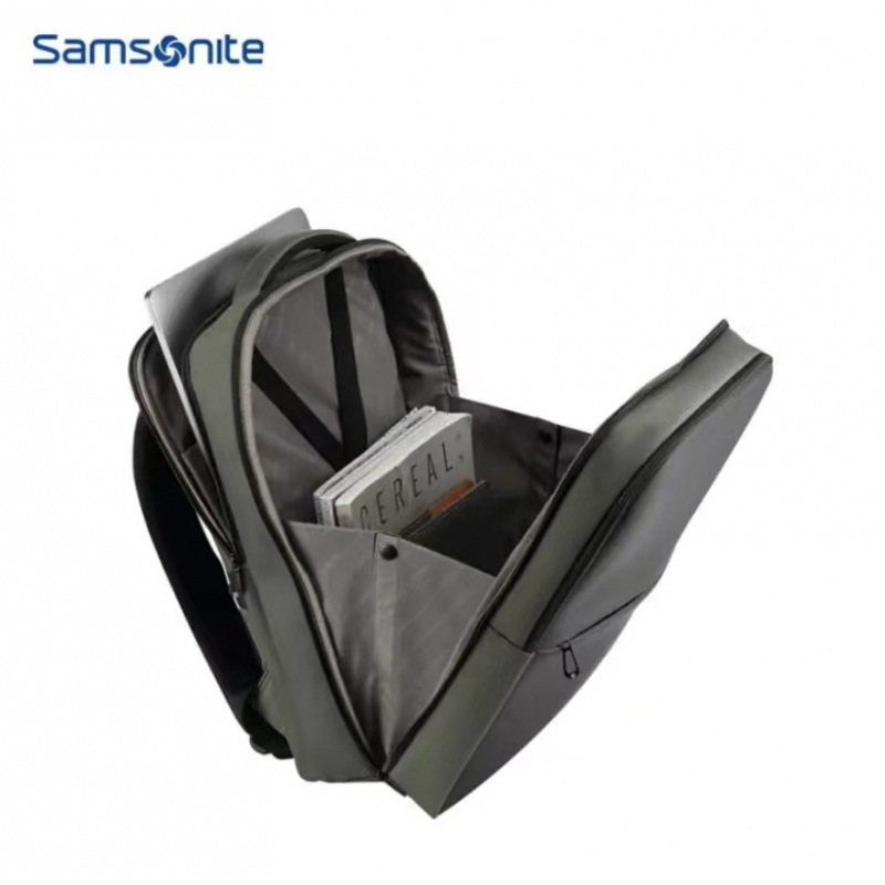 Picture of Samsonite/Samsonite backpack large capacity casual backpack PU + fabric business laptop bag