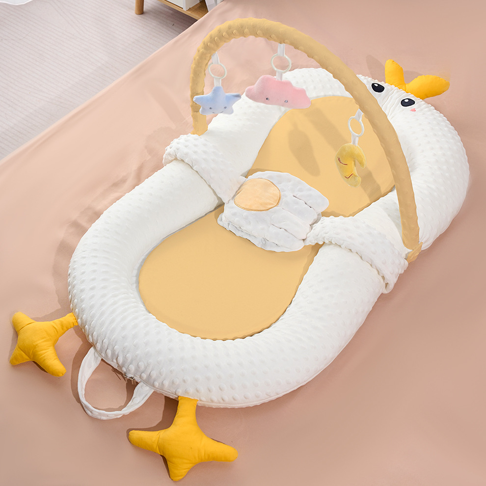 Picture of Infant bed bed multifunctional movable newborn soothing sleeping mat baby sleeping nest foldable anti-pressure ridge protection