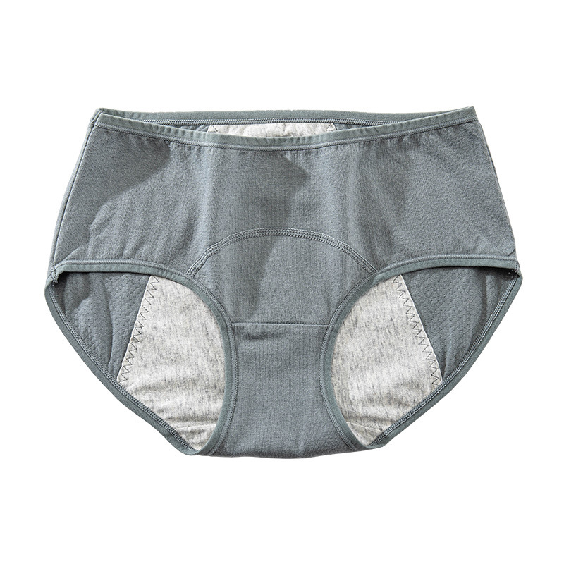 Picture of Women's Menstrual Pants, Aunt Pants, Mid-Waist Pure Cotton Crotch Triangle Menstrual Pants, Leak-Proof Large Size Underwear, Women's Menstrual Sanitary Pants
