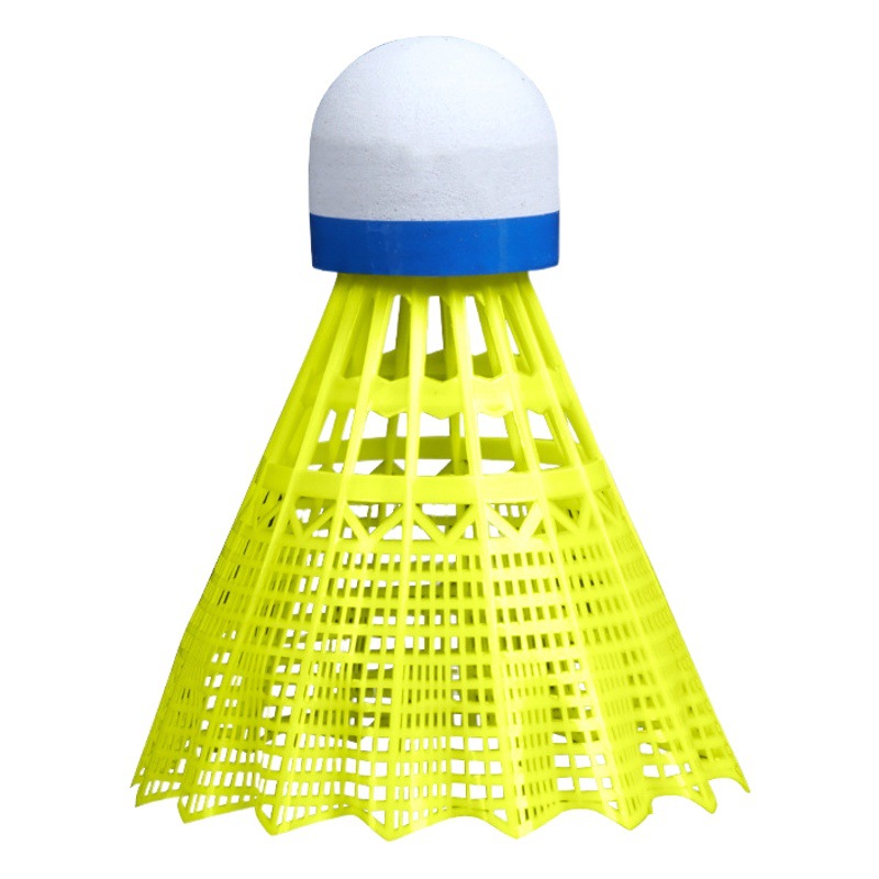 Weiyuan Foam Head Nylon Badminton Balls, Pack of 6, Durable Training Balls That Are Not Easily Damaged, Specially Designed for Indoor Training