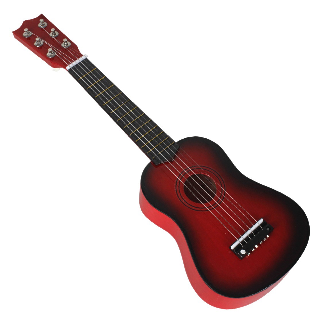 21inch Small Wooden Guitar for Beginners, Children's Toy Guitar, Entry-Level Six-String Acoustic Guitar, Cross-Border Hot Sale Guitar
