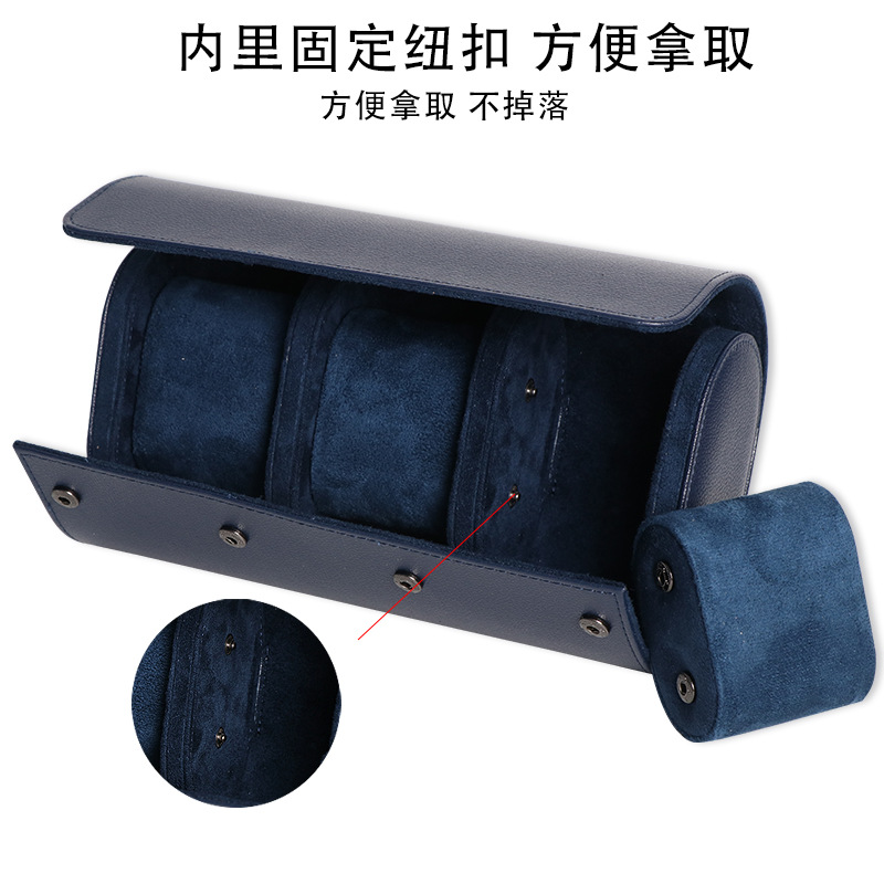 Picture of Watch Storage Box, Portable Watch Box, Pu Three-Position Watch Box, Dust-Proof and Drop-Proof Mechanical Watch Box, Travel Watch Bag, Ready for Sale