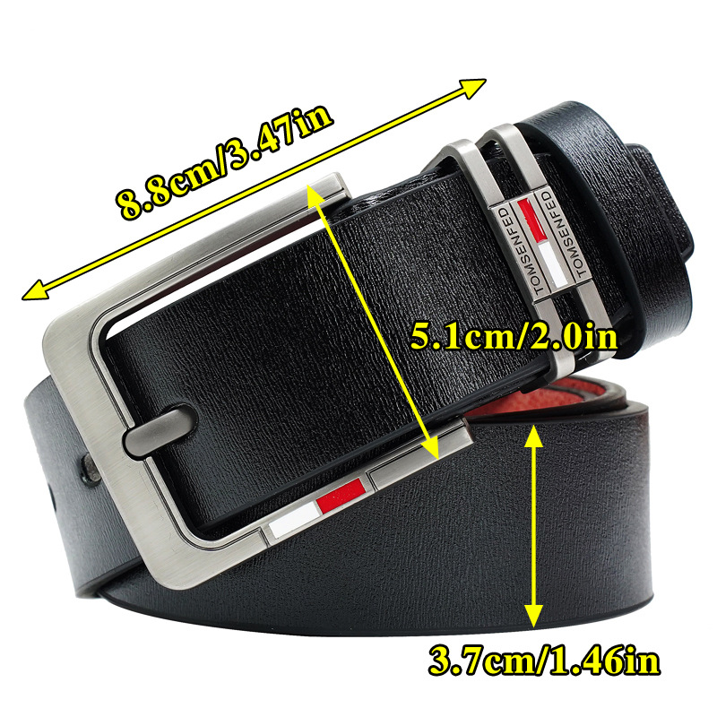 Picture of TOMSENFED new men's foreign trade cross-border oil drop needle buckle belt fashion casual pants belt manufacturers in stock