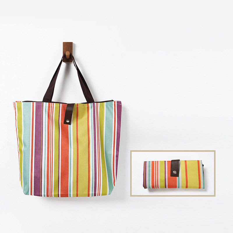 Picture of Oxford Cloth Foldableing Shopping Bag Satchel Shopping Bag Satchel Advertising Environmentally Friendly Foldableable Grocery Shopping Bag Customization