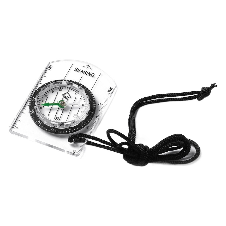 Wilderness survival outdoor equipment professional multifunctional compass north needle map scale scale scale compass