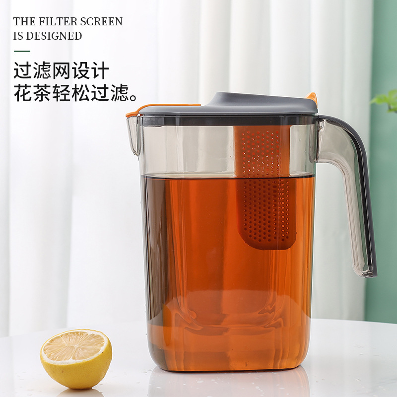 Picture of Summer Household Cold Water Kettle Refrigerator Cold Water Kettle Large Capacity High Temperature Resistant Japanese Style Cold Water Bucket with Lid Manufacturer Wholesale