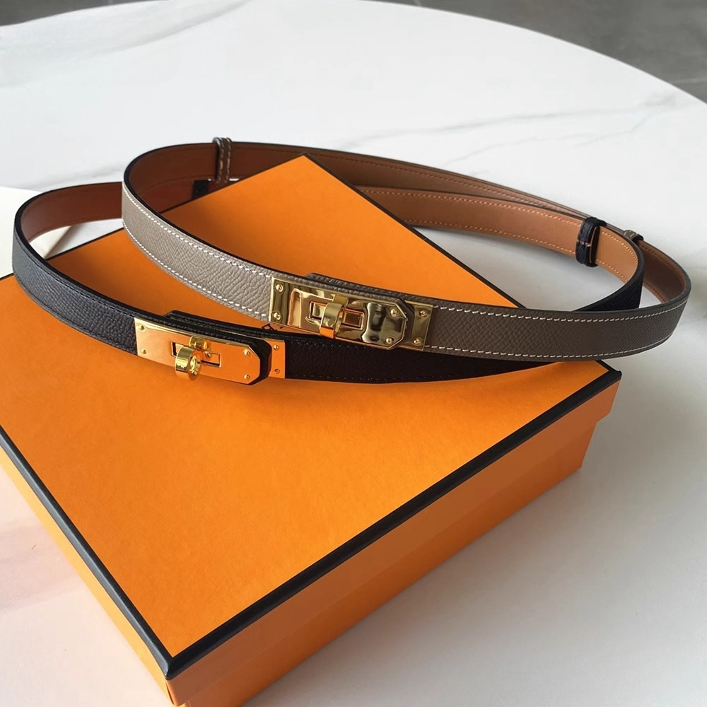 Belt for Women, Imported First-Layer Genuine Cowhide, Matching Skirt, Decorative Girdle, Adjustable Kelly H Women's Belt