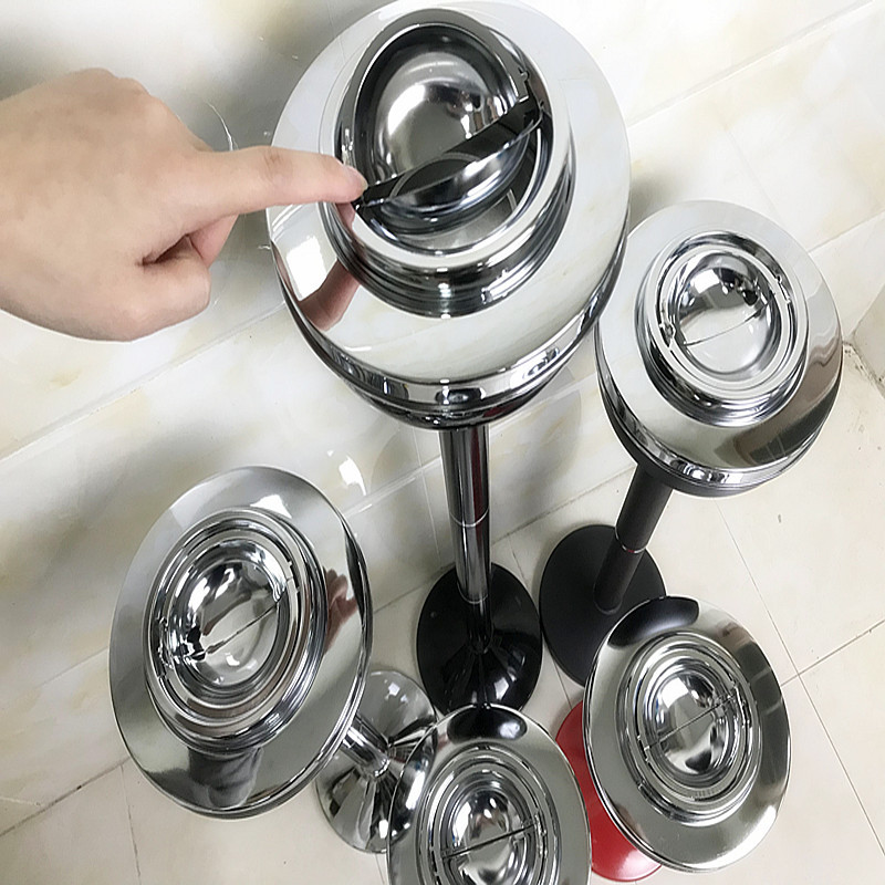 Picture of Floor-standing toilet ashtray vertical with lid creative personality fashion elevator ktv toilet living room ashtray