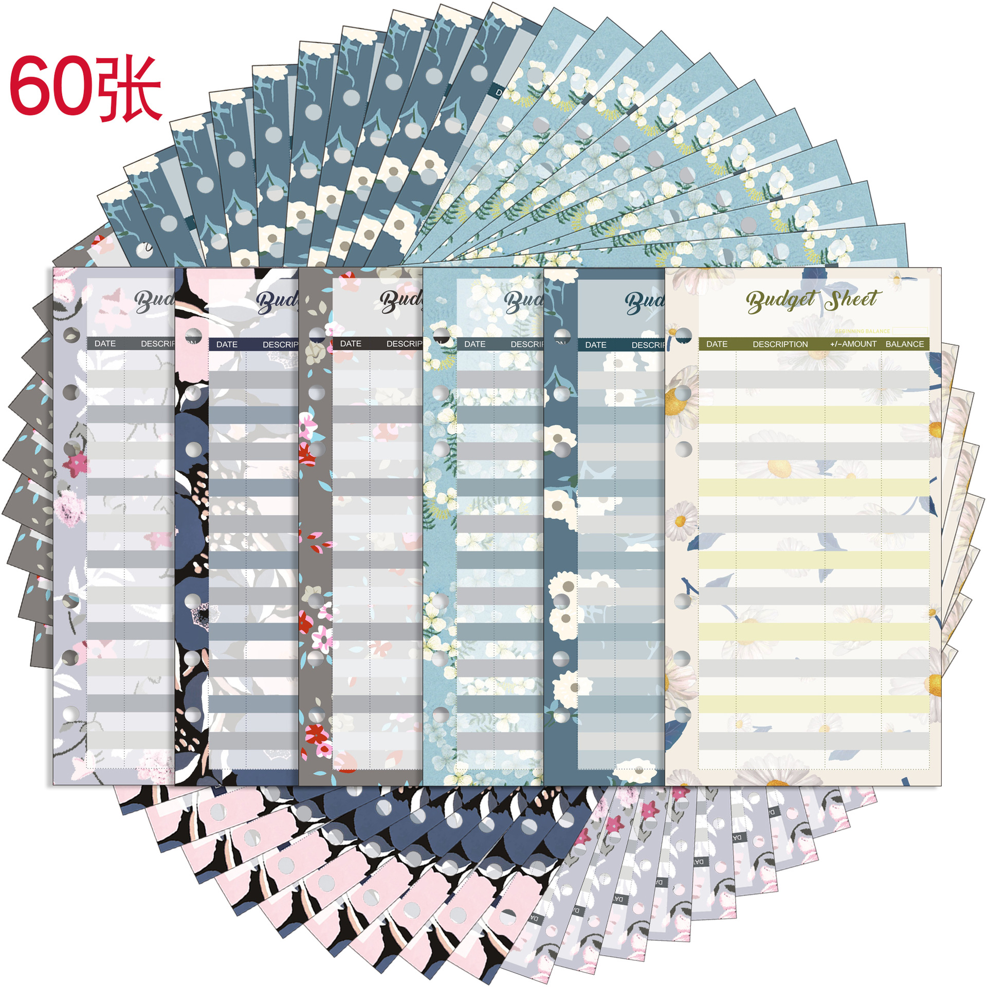 Picture of Cross-Border Supply of Perforated Budget Envelope Consumption Card Foreign Trade Accounting Budget Cash Envelope Consumption Card Paper in Stock