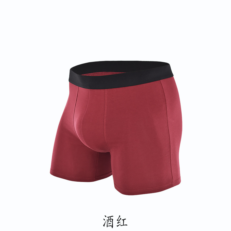 Picture of Foreign Trade Trendy Youth Short Pure Cotton Underwear Men's Cross-Border High-End Four-Corner Summer Thin Underwear for Men