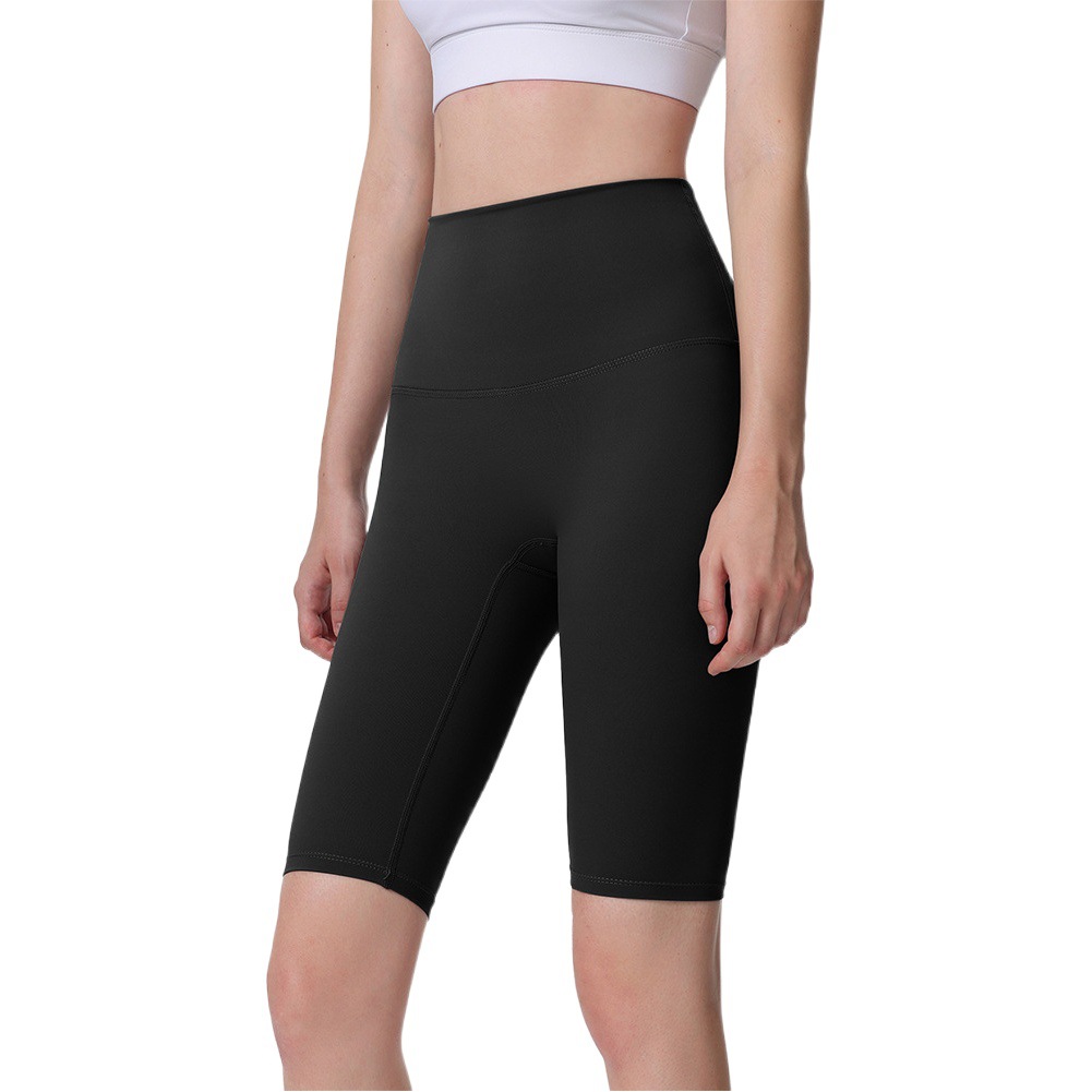 Fitness pants women's summer thin peach hip lifting tight high waist quick-drying shorts running sports suit yoga clothes