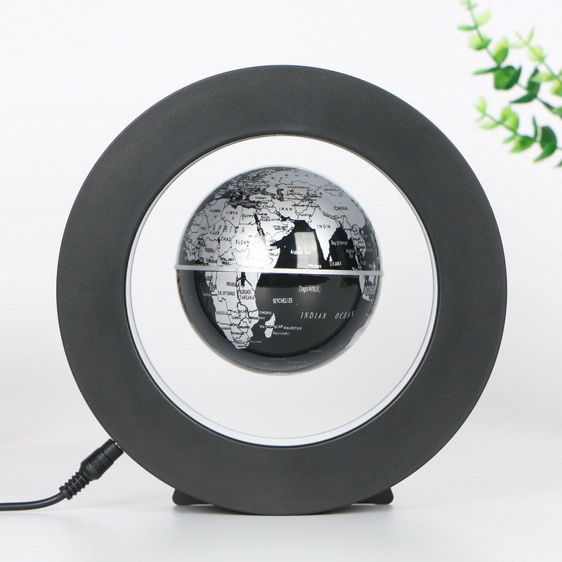 Picture of New and Unique Home Accessories Magnetic Levitation Globe Round 4inch Blue English Ball American European British Australian Regulations in Stock