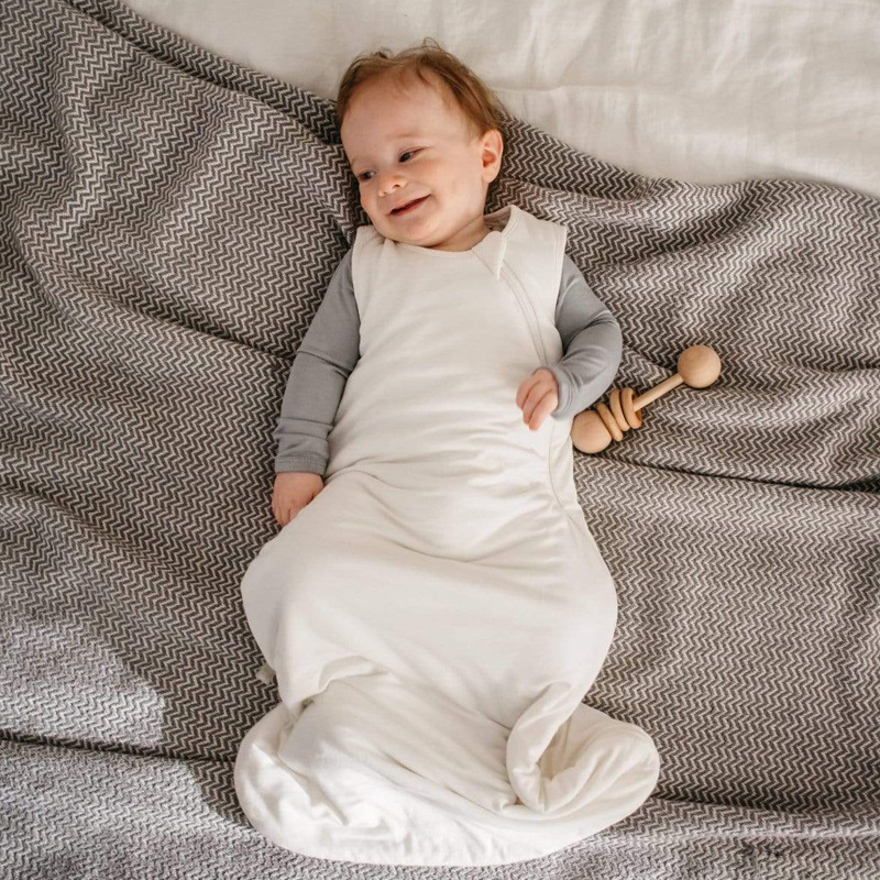 Picture of Bamboo fiber baby sleeping bag baby spring and autumn summer autumn and winter baby newborn constant temperature kick prevention quilt