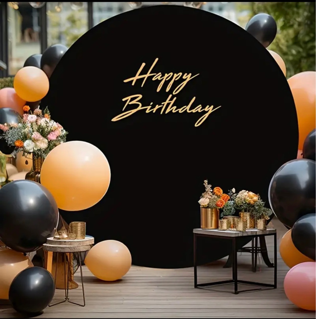 Cross-Border Wedding Party Birthday Elastic Iron Arch Stand Cover Round Backdrop Cover Manufacturer Wholesale Chair Cover