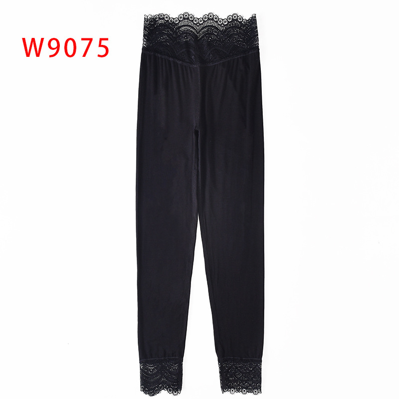 Picture of Modal Leggings for Women Outer Wearing Spring and Autumn Thin Warm Pants Stretch Lace Modal Autumn Pants for Women