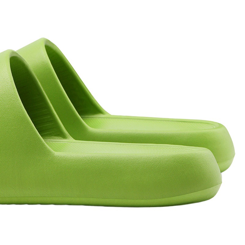 Slippers home summer non-slip bathroom bath wear-resistant solid color shit feeling Fashion couple EVA slippers wholesale