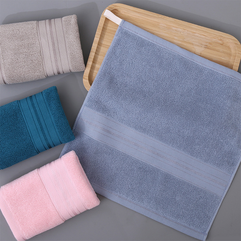 Picture of Pure Cotton Type a Cotton Square Towel, Thickened and Soft, Plain Cotton Towel for Home Use, Children's Face Towel for Kindergarten