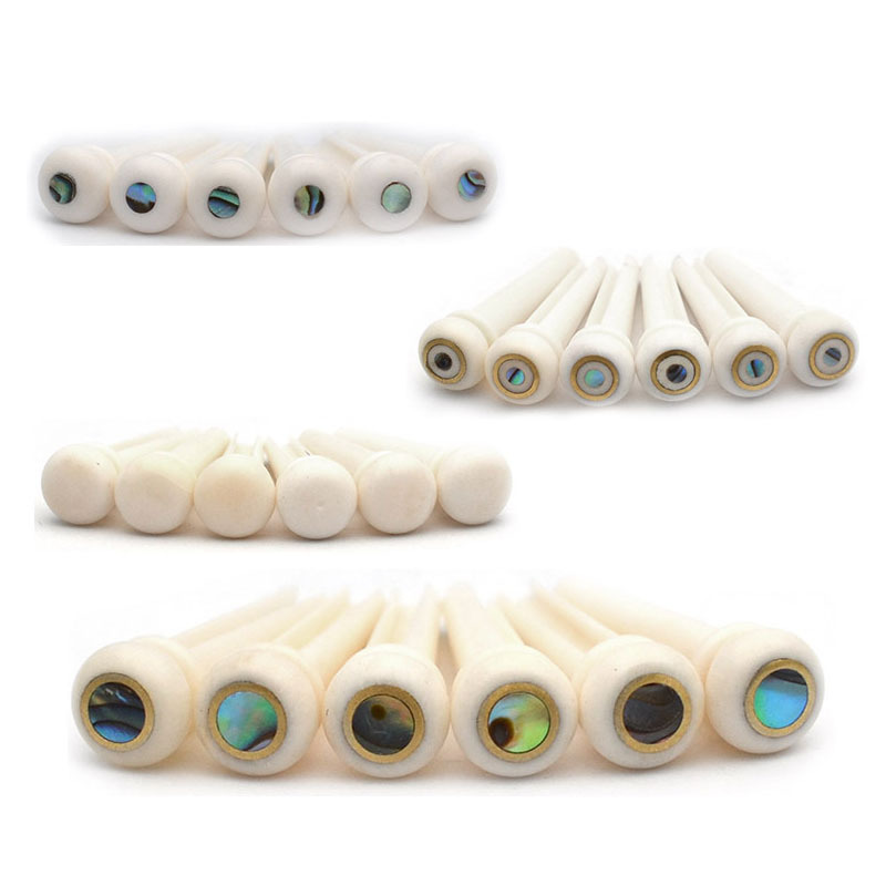Pure Bull Bone Natural Wood Guitar String Nail Ballad Bridge Professional Fixed String Cone Tone Tone Quality Enhancement Musical Instrument Accessories