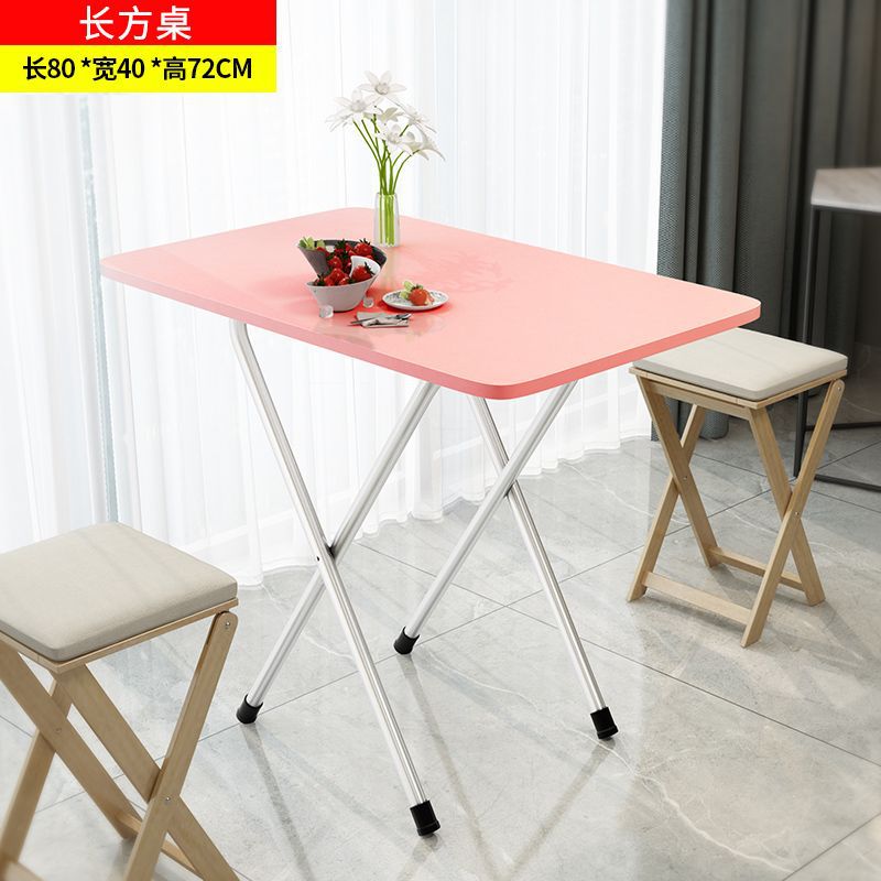 Picture of Wholesale Folding Table Dining Table Home Small Dining Table Portable Outdoor Folding Stalling Table Square Dormitory Simple