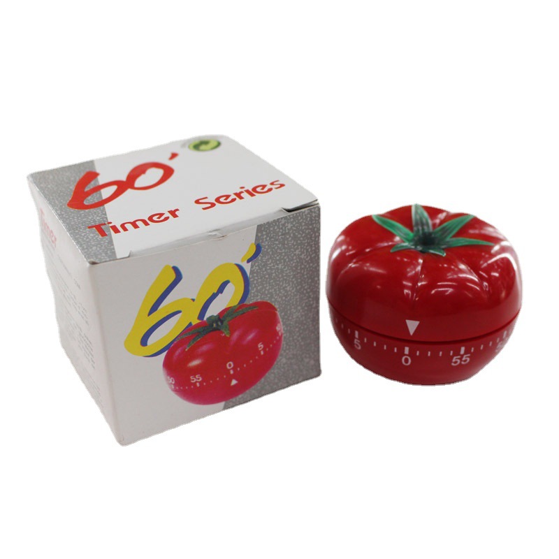 Picture of Small tomato shape mechanical timer kitchen soup timing reminder in stock wholesale large quantity Congyou