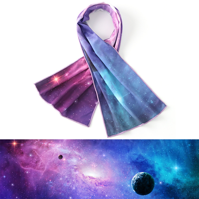 Picture of Cross-border ice cooling towel ice silk sports towel cool fitness quick-drying towel custom logo ice cooling cool towel