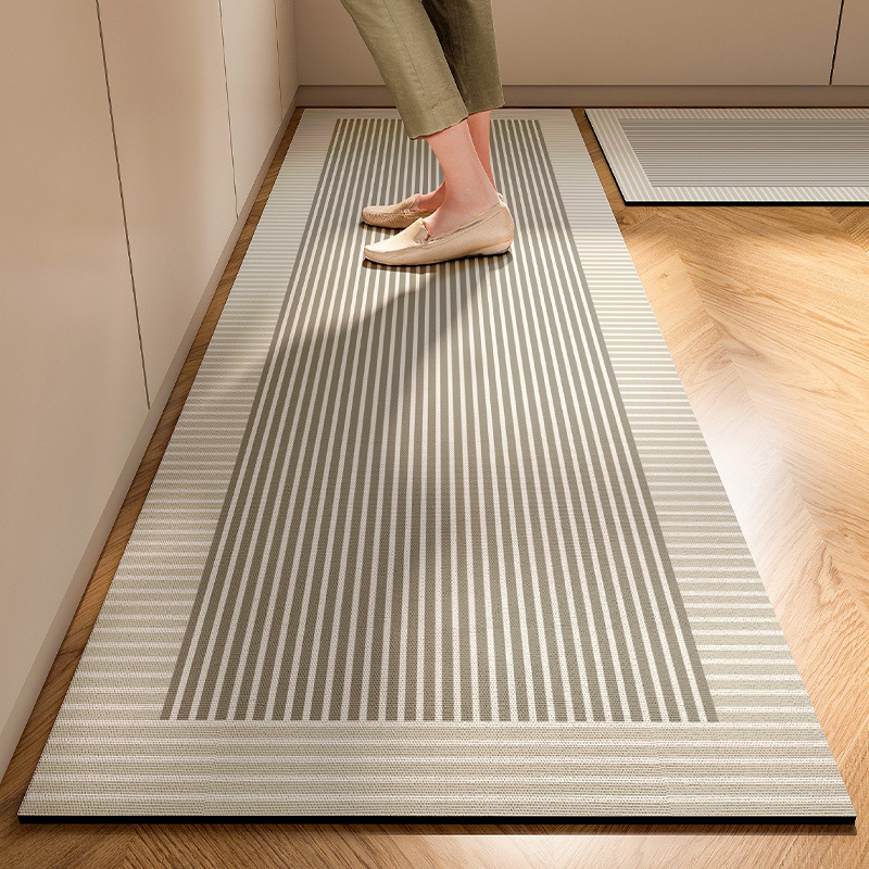 A quiet wind kitchen floor mat door dirt-resistant absorbent diatom mud floor mat home bar anti-skid mat a generation of hair