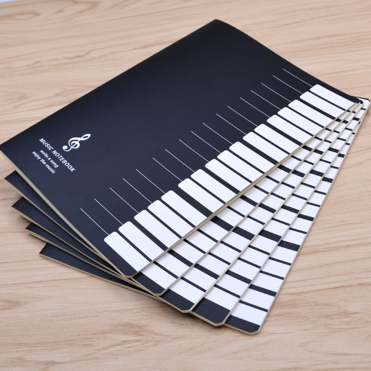 Picture of [A generation of hair] General staff notebook 16 open music score song book music exercise book musical instrument accessories