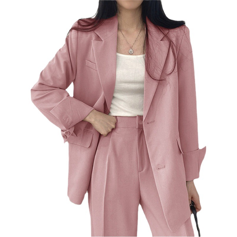 Suit suit Women's Spring and Autumn 2024 New Fashion Casual Korean High-end Sense Yujie Fried Street Professional camel Suit