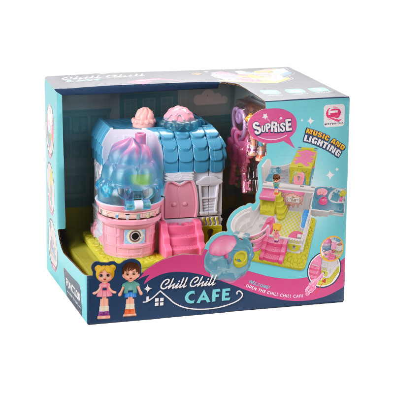 Picture of Cross-border Children's Variables Surprise Cabin Girl Simulation Princess Castle Villa Model Doll House Play House Toys