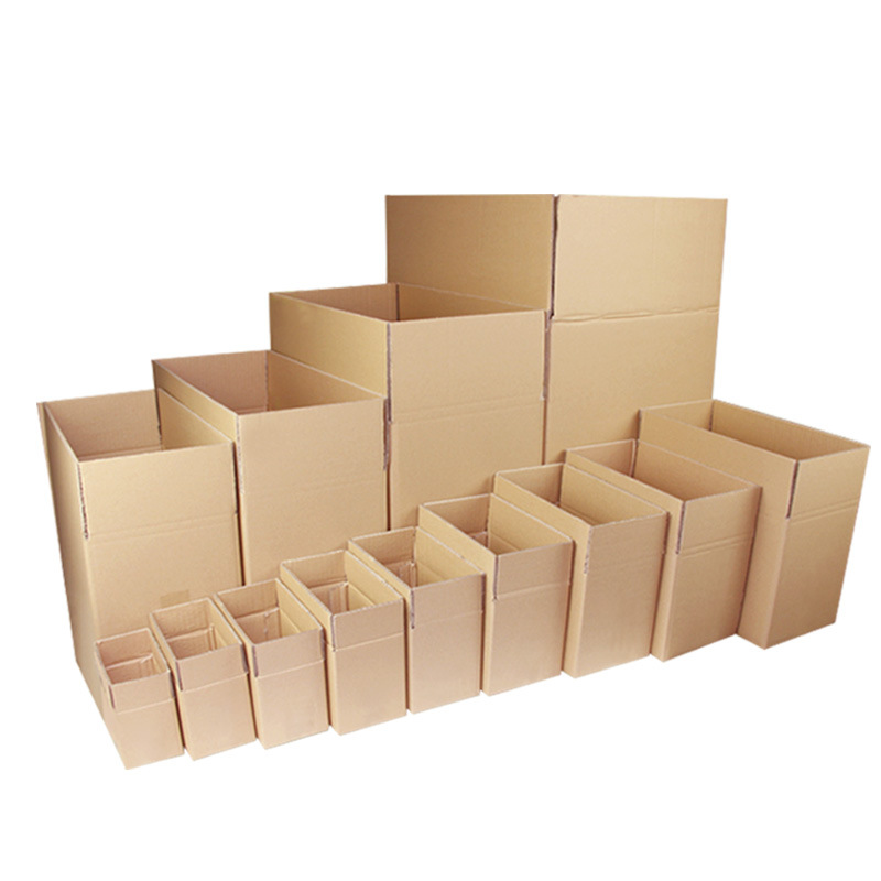 Picture of 1/2/3 five-layer postal express paper box logistics packaging corrugated paper box moving packaging carton wholesale