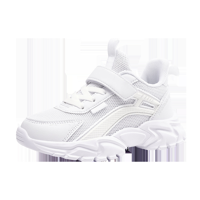 Picture of Explosions Girls Boys sneaker Mesh Breathable Lightweight Fashion All-match Soft Bottom 2024 New Student White Shoes