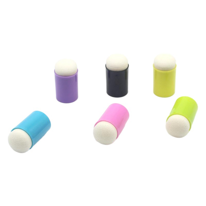 Sponge Daubers Rubber Stamp Application Tool DIY Printing Table Color Dye Card Cover Color Sponge Finger Cover