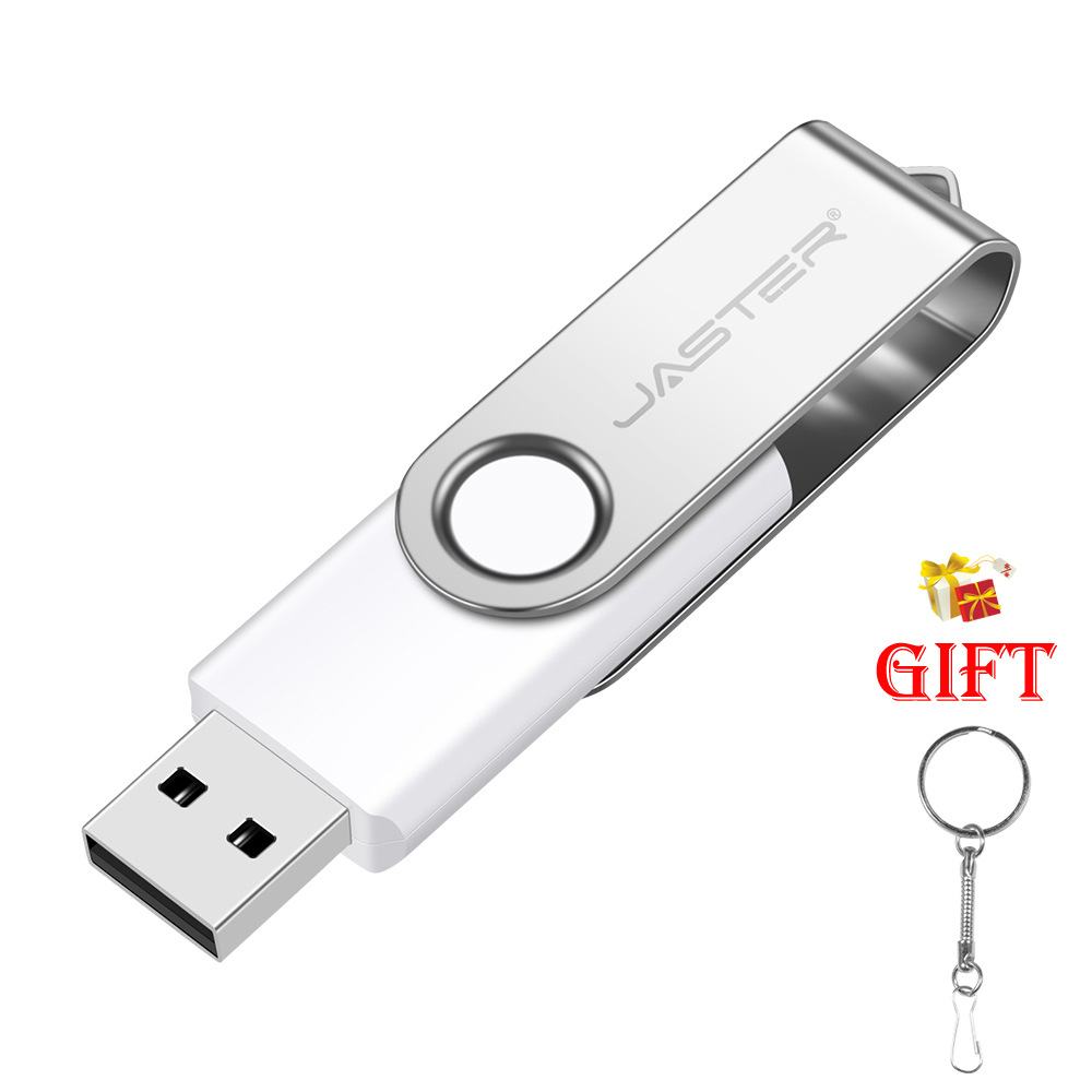 Picture of Large capacity U disk wholesale lettering USB 8g16g rotating metal U disk LOGO engraving gift U disk 32g