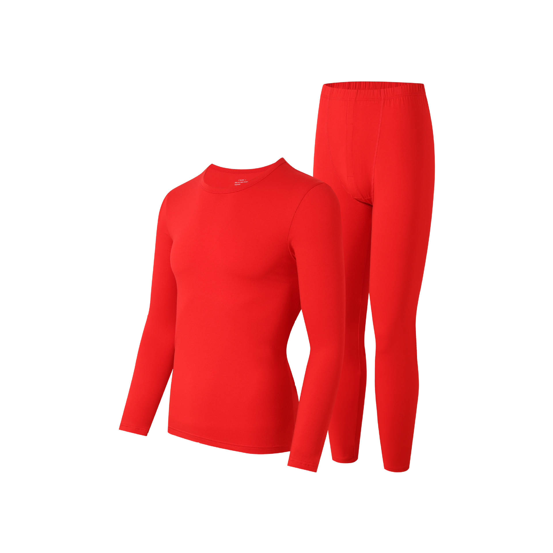 Picture of Pure Cotton Autumn Clothes and Pants for Couples, Thin Round Neck Elastic Men's and Women's Thermal Underwear Set, Women's Wholesale